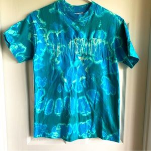 4/$20 Vintage Tie Dye Single Stitch Yellowstone Moose T-Shirt